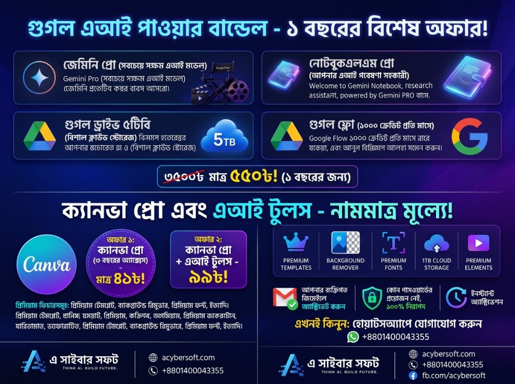 Canva Pro and AI Tools Offer Bangla
